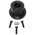 B B Manufacturing Q1x1, Split Taper Bushing, C45 Steel, Black Oxide,  Q1x1